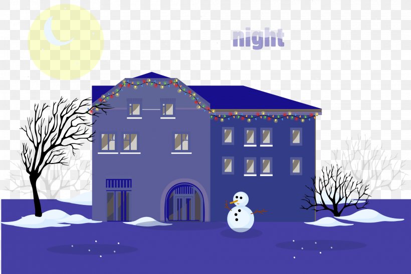 Winter Night, PNG, 2080x1392px, Winter, Arch, Architecture, Art, Blue Download Free