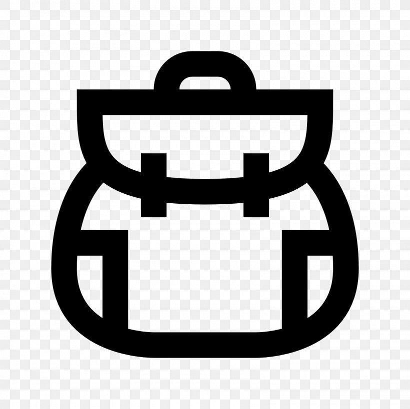 Backpack, PNG, 1600x1600px, Backpack, Black And White, Cascading Style Sheets, Pdf, Symbol Download Free