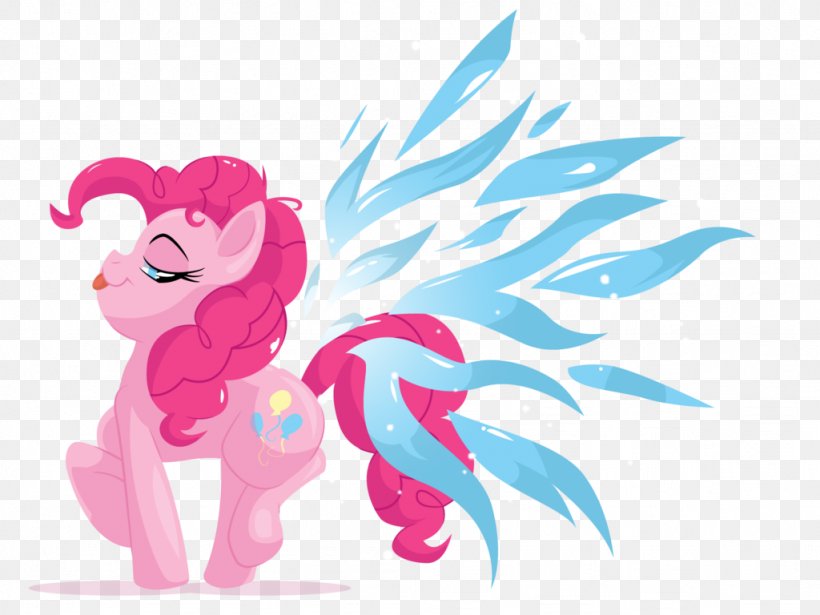 Pinkie Pie Pony Image Horse Digital Art, PNG, 1024x768px, Watercolor, Cartoon, Flower, Frame, Heart Download Free