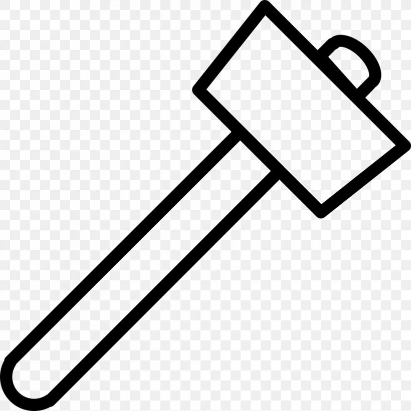 Hammer Tool Mallet Axe, PNG, 980x982px, Hammer, Axe, Black, Black And White, Kitchen Utensil Download Free