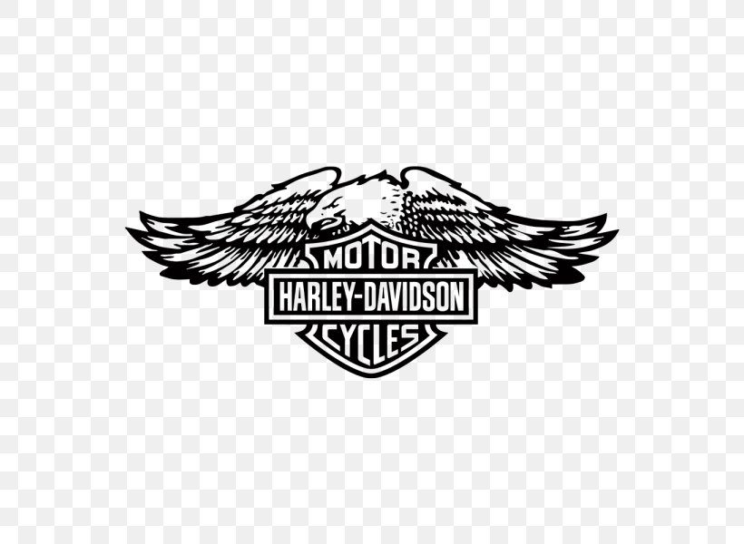 Harley-Davidson Decal Motorcycle Logo Silhouette, PNG, 600x600px, Harleydavidson, Art, Beak, Bird, Bird Of Prey Download Free