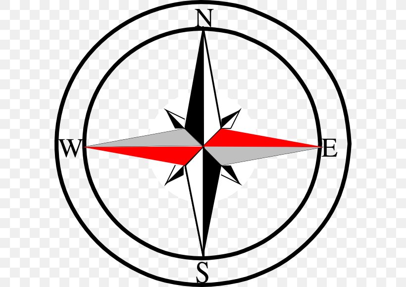 North West Cardinal Direction Clip Art, PNG, 600x579px, North, Area, Black And White, Cardinal Direction, Compass Download Free