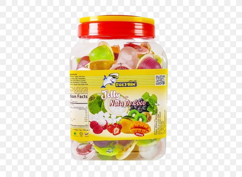 Gummi Candy Nata De Coco Gelatin Dessert Vegetarian Cuisine Peanut Butter And Jelly Sandwich, PNG, 600x600px, Gummi Candy, Coconut, Confectionery, Cream, Flavor Download Free