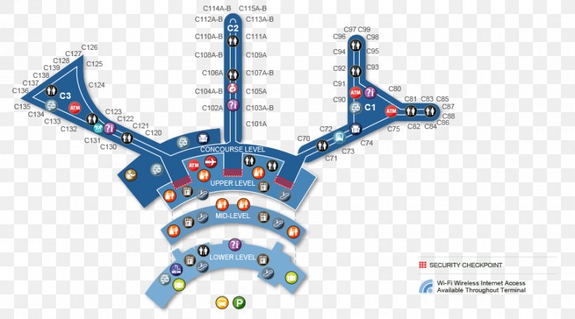O'Hare International Airport Terminal C Airport Terminal Airline, PNG, 900x500px, Terminal C, Airline, Airport, Airport Terminal, Airtrain Newark Download Free