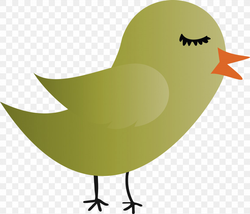 Bird Cartoon Beak Chicken, PNG, 3000x2566px, Cartoon Bird, Beak, Bird, Cartoon, Chicken Download Free
