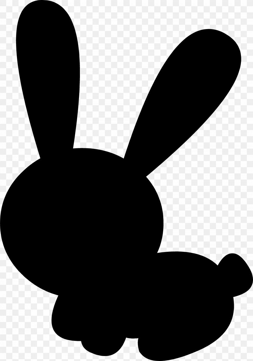 Clip Art Silhouette Pattern Black M, PNG, 4018x5718px, Silhouette, Black M, Blackandwhite, Domestic Rabbit, Rabbit Download Free