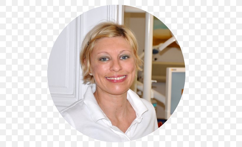 Dentist Woman Mrs. Receptionist Jakub Szober, PNG, 500x500px, Dentist, Apprenticeship, Blond, Chin, Human Hair Color Download Free