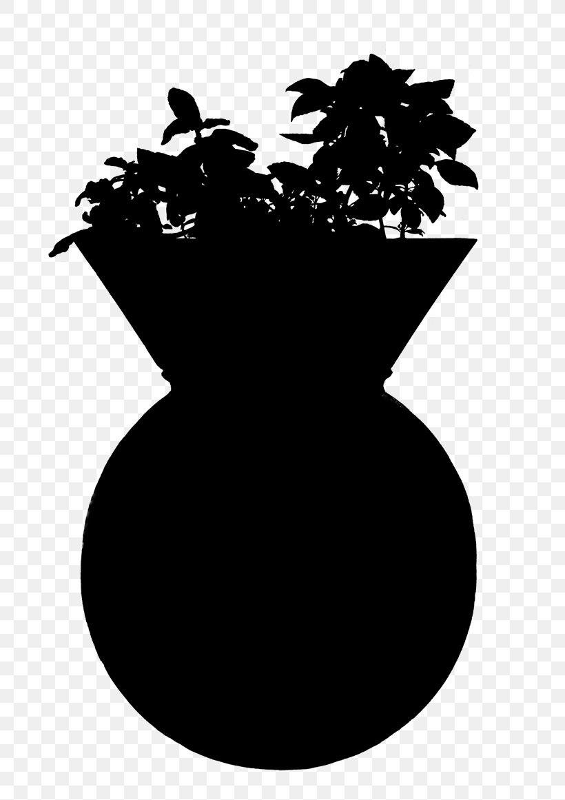 Font Silhouette, PNG, 750x1161px, Silhouette, Blackandwhite, Plant, Vase Download Free