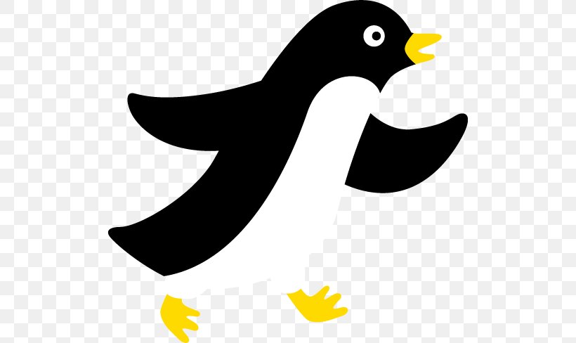 Penguin Clip Art Bird Beak Cartoon, PNG, 514x488px, Penguin, Artwork, Beak, Bird, Black And White Download Free