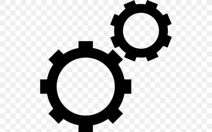 Gear Symbol, PNG, 512x512px, Gear, Black And White, Hardware Accessory, Stock Photography, Symbol Download Free