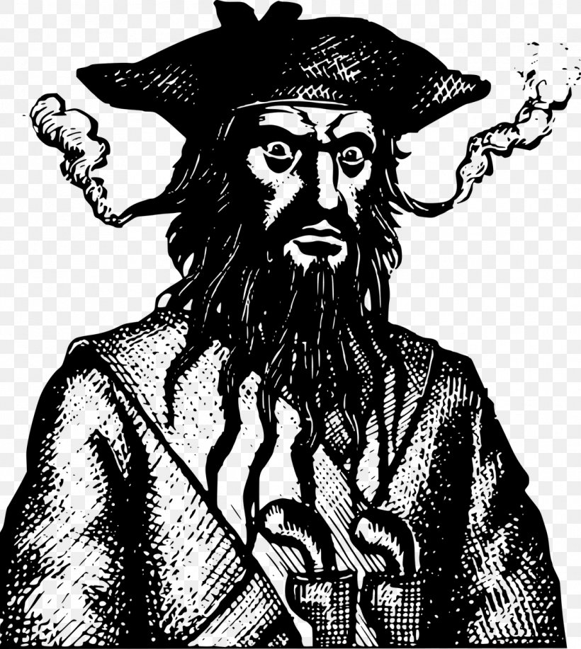 Edward Teach Golden Age Of Piracy History Jolly Roger, PNG, 1144x1280px, Edward Teach, Anne Bonny, Art, Beard, Black And White Download Free