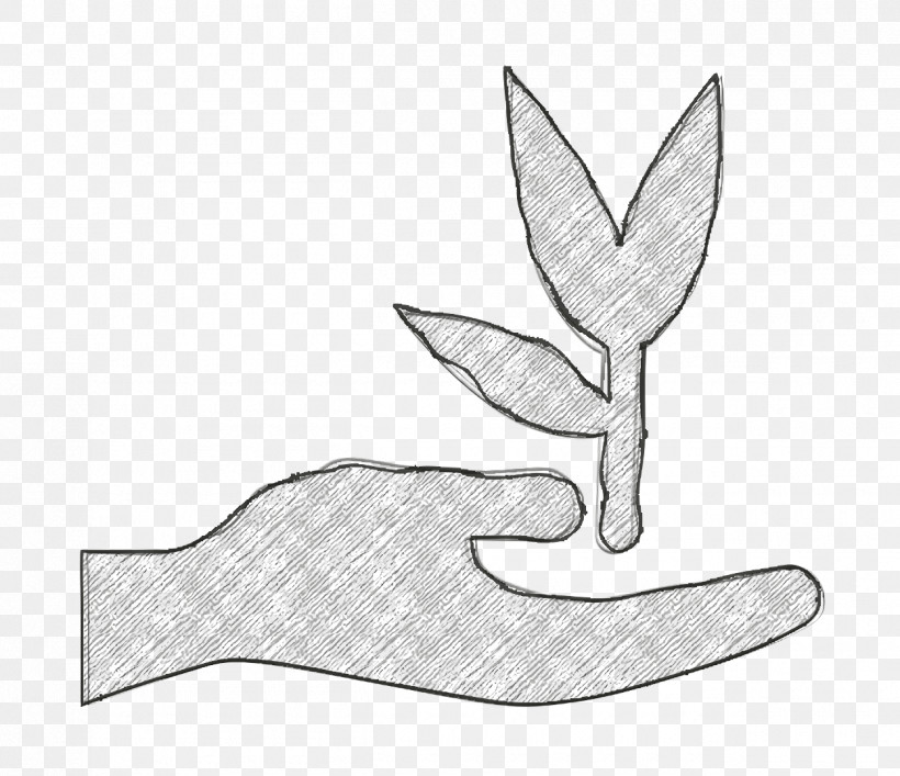 Herbal Icon Hand And Leaf Icon Relaxing Resort Icon, PNG, 1250x1078px, Herbal Icon, Angle, Black, Black And White, Geometry Download Free