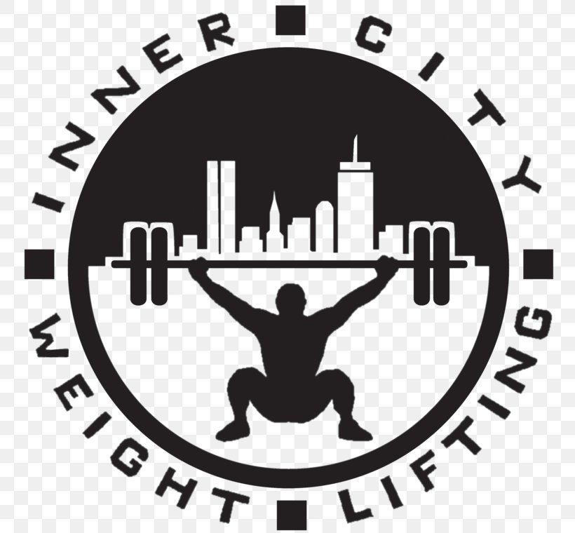 InnerCity Weightlifting Olympic Weightlifting Organization Non-profit Organisation CrossFit, PNG, 767x760px, Olympic Weightlifting, Area, Barbell, Black, Black And White Download Free