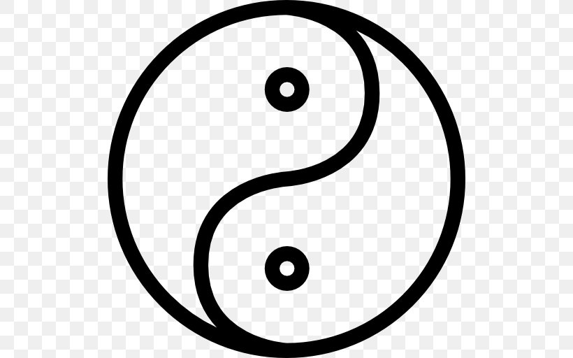 Yin And Yang, PNG, 512x512px, Yin And Yang, Area, Black, Black And White, Drawing Download Free