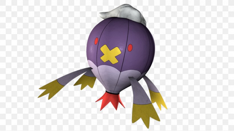 Drifblim Pokémon Platinum Drifloon, PNG, 900x506px, 3d Computer Graphics, 3d Modeling, Drifblim, Art, Beak Download Free