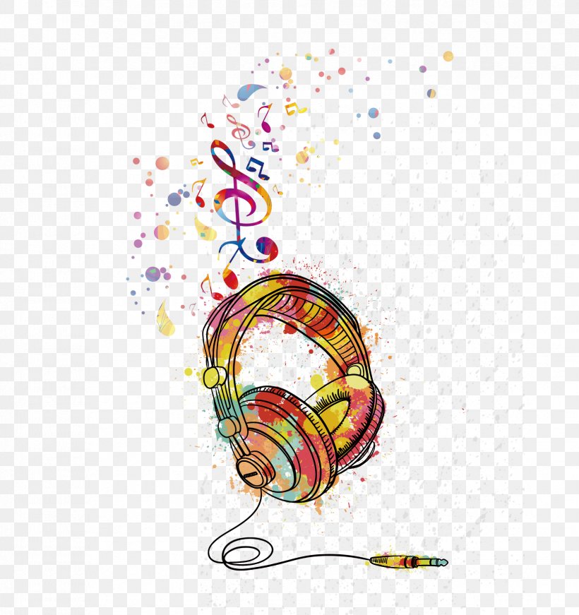 T-shirt Microphone Headphones Watercolor Painting, PNG, 1651x1754px, Watercolor, Cartoon, Flower, Frame, Heart Download Free