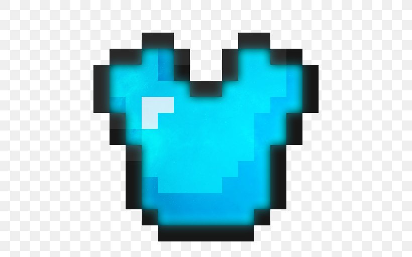 Minecraft: Pocket Edition Armour Breastplate, PNG, 512x512px, Minecraft, Aqua, Armour, Azure, Blue Download Free
