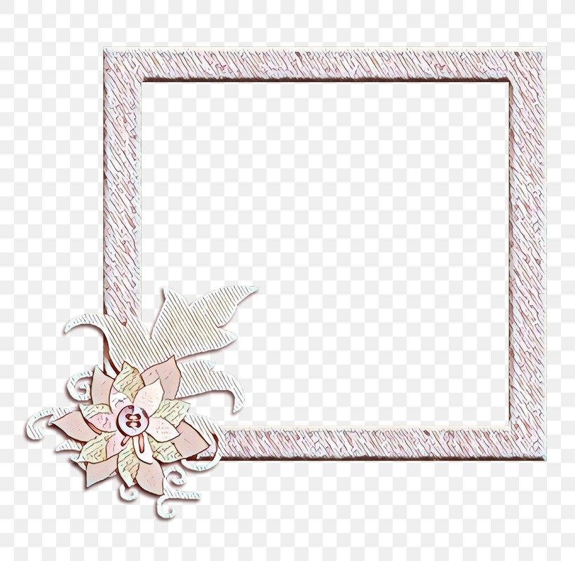 Pink Flower Frame, PNG, 800x800px, Cartoon, Cut Flowers, Flower, Meter, Petal Download Free