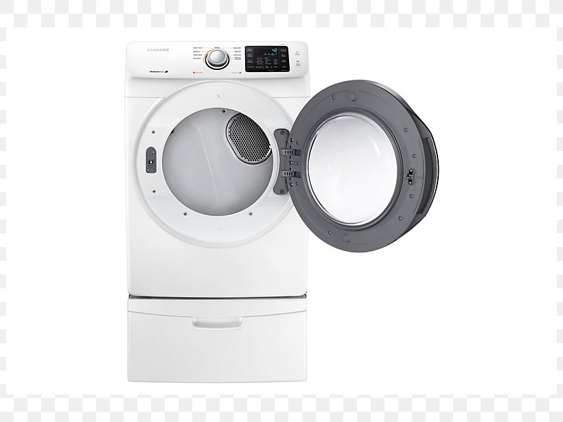 Samsung DV42H5000E Clothes Dryer Combo Washer Dryer Washing Machines, PNG, 802x615px, Clothes Dryer, Combo Washer Dryer, Electricity, Energy Star, Hardware Download Free