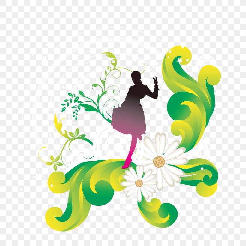 Silhouette Flower Euclidean Vector, PNG, 1181x1181px, Silhouette, Art, Baby Toys, Butterfly, Designer Download Free
