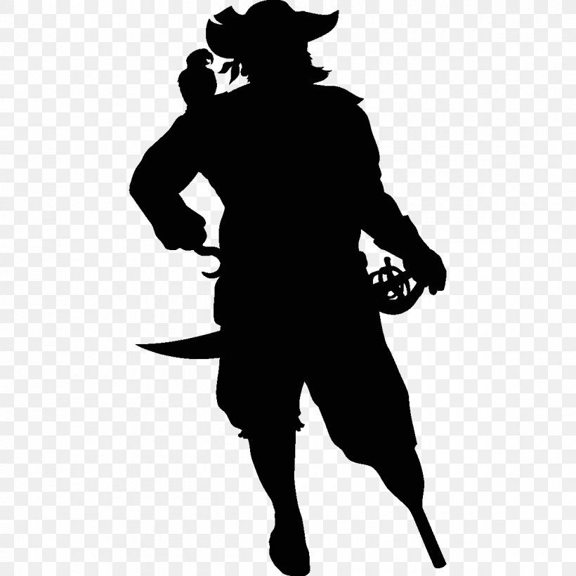 Captain Hook Silhouette Piracy Royalty-free, PNG, 1200x1200px, Captain Hook, Black, Black And White, Drawing, Fictional Character Download Free