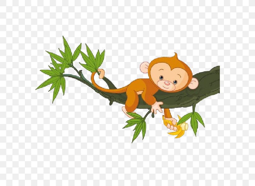 Monkey Tree Clip Art, PNG, 600x600px, Monkey, Animal Figure, Art, Branch, Carnivoran Download Free