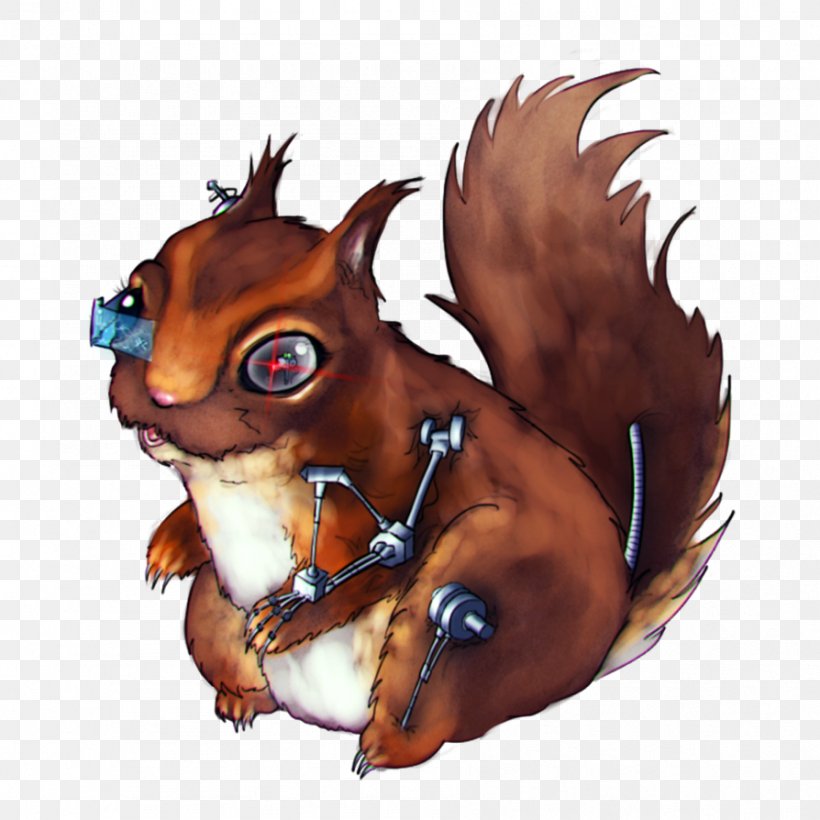 Chipmunk Squirrel Cyborg Science Fiction Frankenstein, PNG, 894x894px, Chipmunk, Art, Carnivoran, Cartoon, Claw Download Free