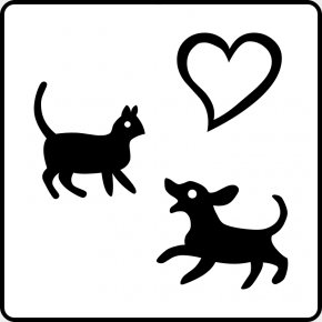 Black And White Picture Of A Dog - Dog Pet Clip Art PNG