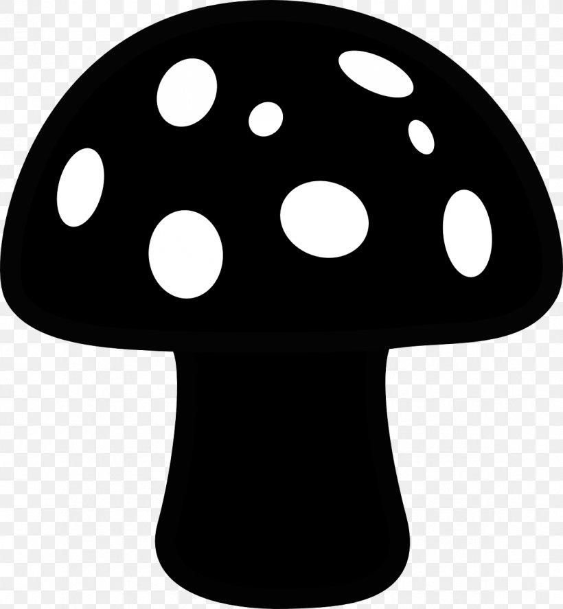 Mushroom Amanita Muscaria Fungus Clip Art, PNG, 1182x1280px, Mushroom, Agaric, Amanita Muscaria, Black, Black And White Download Free