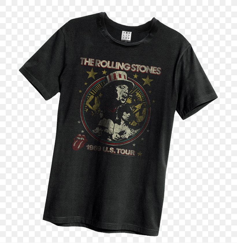 Concert T-shirt The Rolling Stones American Tour 1972 The Rolling Stones UK Tour 1971, PNG, 767x841px, Tshirt, Active Shirt, Black, Brand, Clothing Download Free