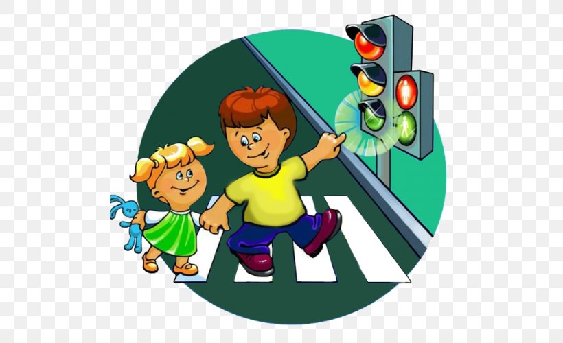 Road Traffic Safety Child Road Traffic Safety Pedestrian, PNG, 500x500px,  Road, Art, Cartoon, Child, Fictional Character