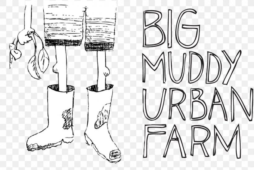 Big Muddy Urban Farm Sustainable Agriculture Logo, PNG, 966x647px, Farm, Agriculture, Bathroom Accessory, Black And White, Brand Download Free
