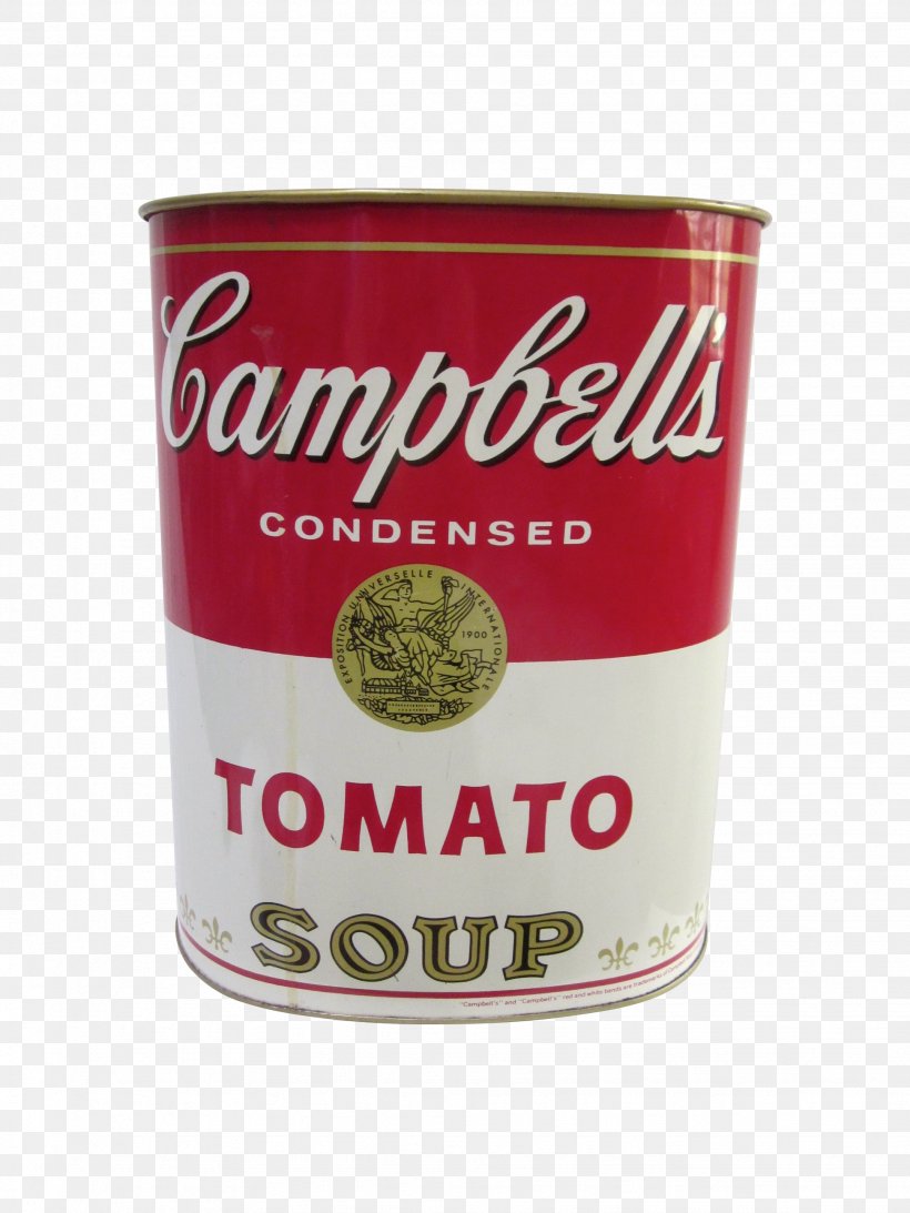 Campbell's Soup Cans Tomato Soup Campbell Soup Company Philadelphia Pepper Pot Art, PNG, 1944x2592px, Tomato Soup, Andy Warhol, Art, Campbell Soup Company, Condiment Download Free