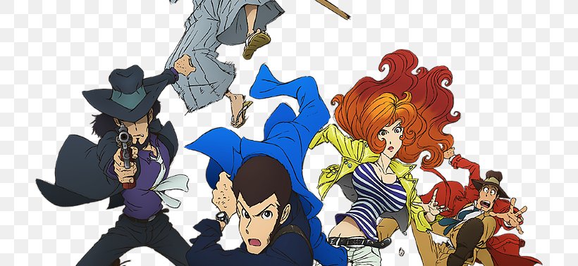 Fujiko Mine Daisuke Jigen Goemon Ishikawa XIII Arsène Lupin III Lupin The Third, PNG, 720x378px, Watercolor, Cartoon, Flower, Frame, Heart Download Free