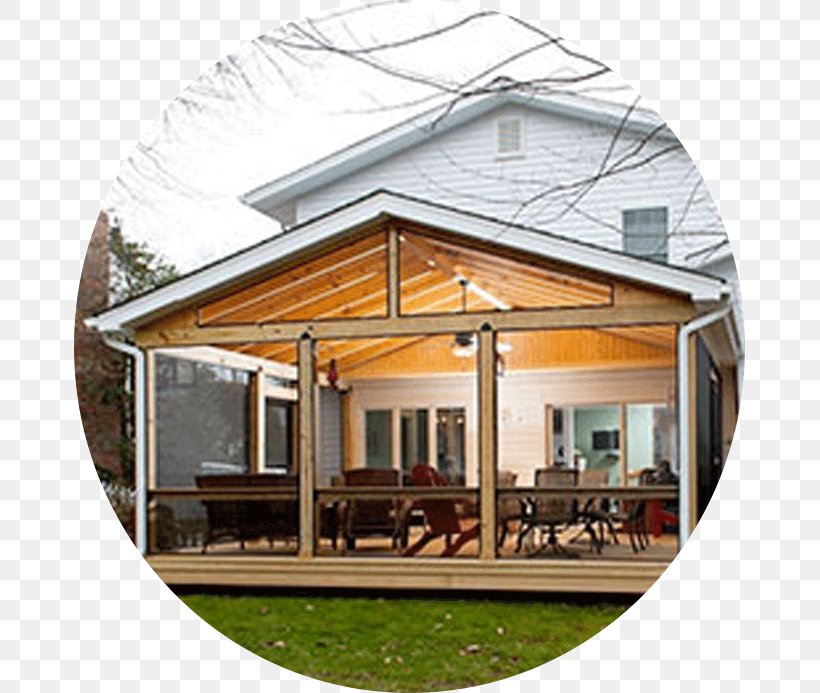House Room Screened Porch Roof, PNG, 671x693px, House, Building, Ceiling, Cottage, Facade Download Free