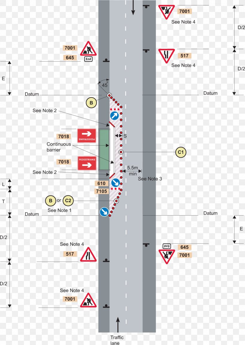 Roadworks Traffic Sign Traffic Management, PNG, 1529x2152px, Roadworks, Area, Carriageway, Diagram, Lane Download Free