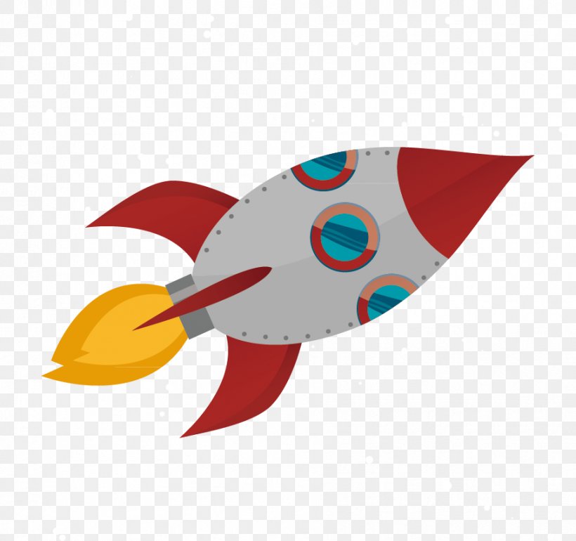 Rocket Saturn V Euclidean Vector, PNG, 906x851px, Rocket, Beak, Bird, Drink Coaster, Planet Download Free