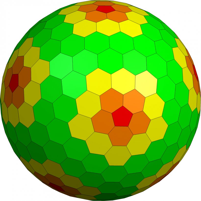 Sphere Goldberg Polyhedron Vertex Geodesic Polyhedron, PNG, 1200x1200px ...