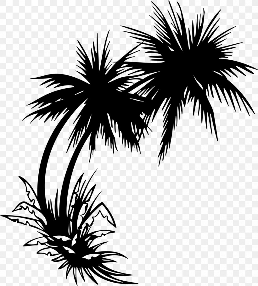 Arecaceae Tree Clip Art, PNG, 1153x1280px, Arecaceae, Arecales, Black And White, Borassus Flabellifer, Branch Download Free