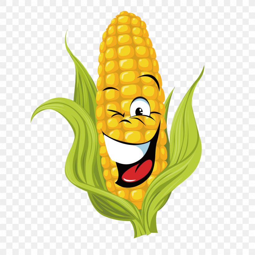 Corn On The Cob Maize Sweet Corn Clip Art, PNG, 1276x1276px, Corn On The Cob, Cartoon, Commodity, Fictional Character, Field Corn Download Free
