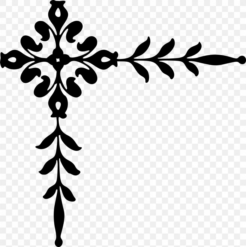 Decorative Arts Clip Art, PNG, 2383x2400px, Decorative Arts, Black And White, Branch, Drawing, Flora Download Free