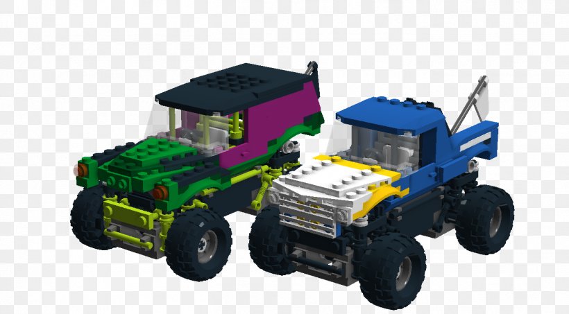 Radio-controlled Car Lego Ideas Monster Truck, PNG, 1361x753px, Radiocontrolled Car, Agricultural Machinery, Car, Grave Digger, Lego Download Free