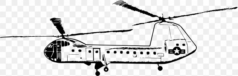 Helicopter Coloring Book Drawing Boeing CH-47 Chinook Airplane, PNG, 2400x772px, Helicopter, Aircraft, Airplane, Art, Black And White Download Free