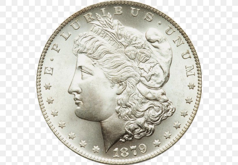 Morgan Dollar Dollar Coin United States Dollar Silver Coin, PNG, 570x570px, Morgan Dollar, American Silver Eagle, Coin, Currency, Dollar Download Free