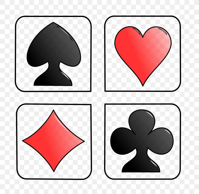Playing Card Suit Set One-card Clip Art, PNG, 800x800px, Watercolor, Cartoon, Flower, Frame, Heart Download Free