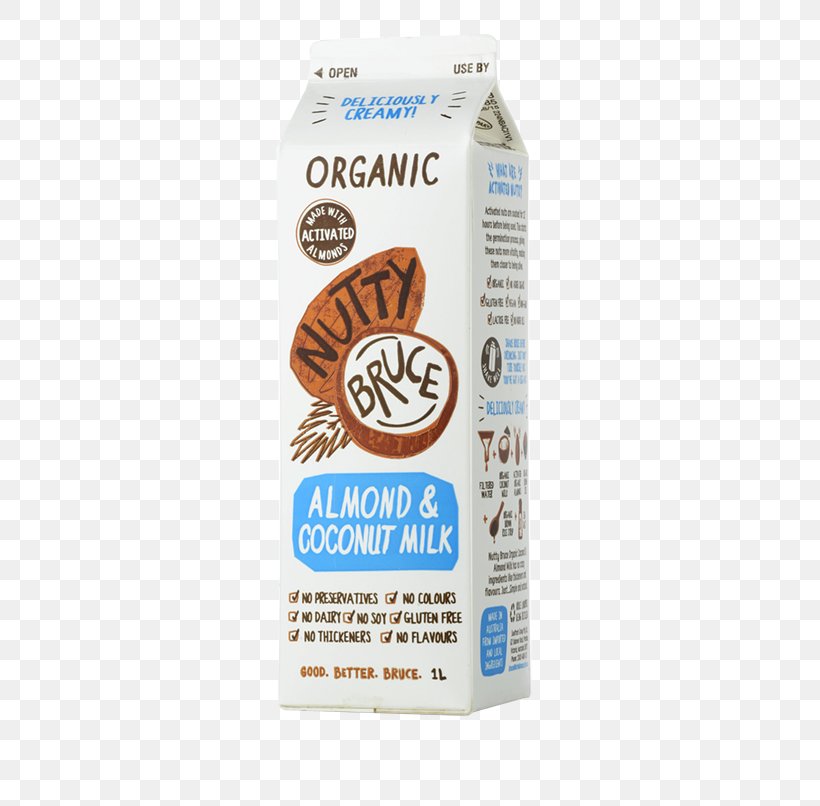 Almond Milk Coconut Milk Organic Food Rice Milk, PNG, 495x806px, Almond Milk, Almond, Coconut, Coconut Milk, Coconut Rice Download Free