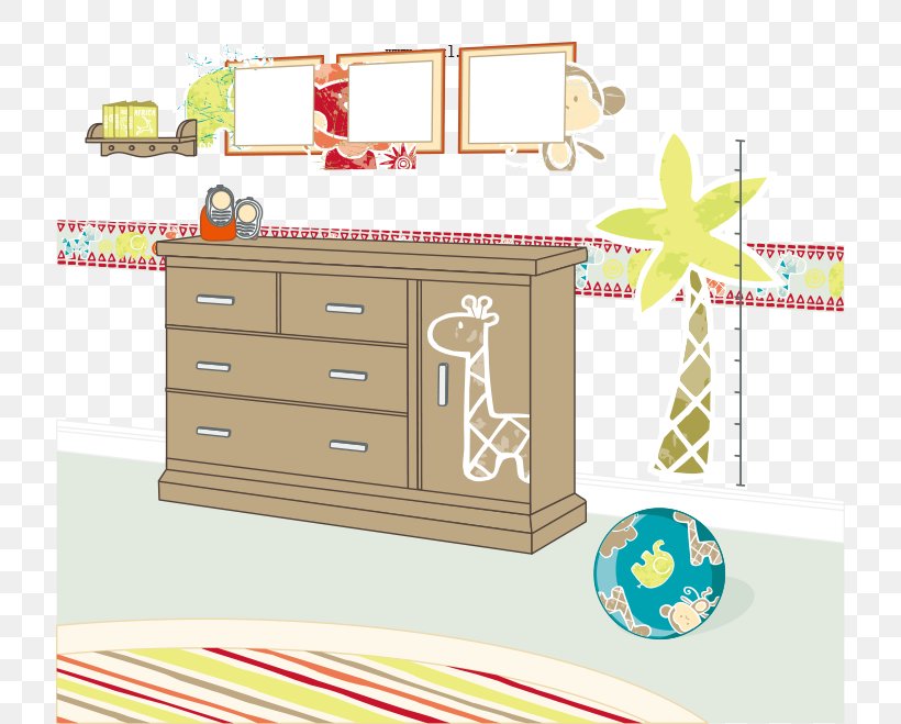 Animation Interior Design Services Room, PNG, 718x659px, Animation, Art, Cartoon, Chest Of Drawers, Drawer Download Free