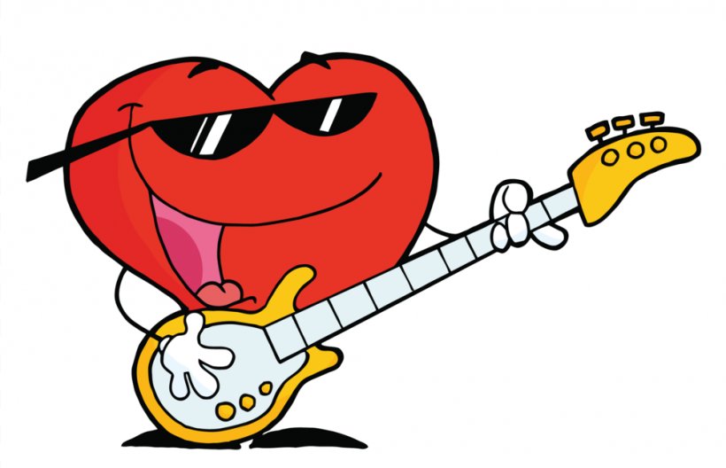 Guitarist Royalty-free Heart, PNG, 1000x645px, Watercolor, Cartoon, Flower, Frame, Heart Download Free