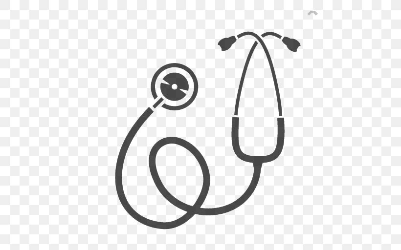Stethoscope Nursing National Council Licensure Examination Clothing Accessories Registered Nurse, PNG, 512x512px, Stethoscope, Accessoire, Black And White, Clothing Accessories, Fashion Download Free