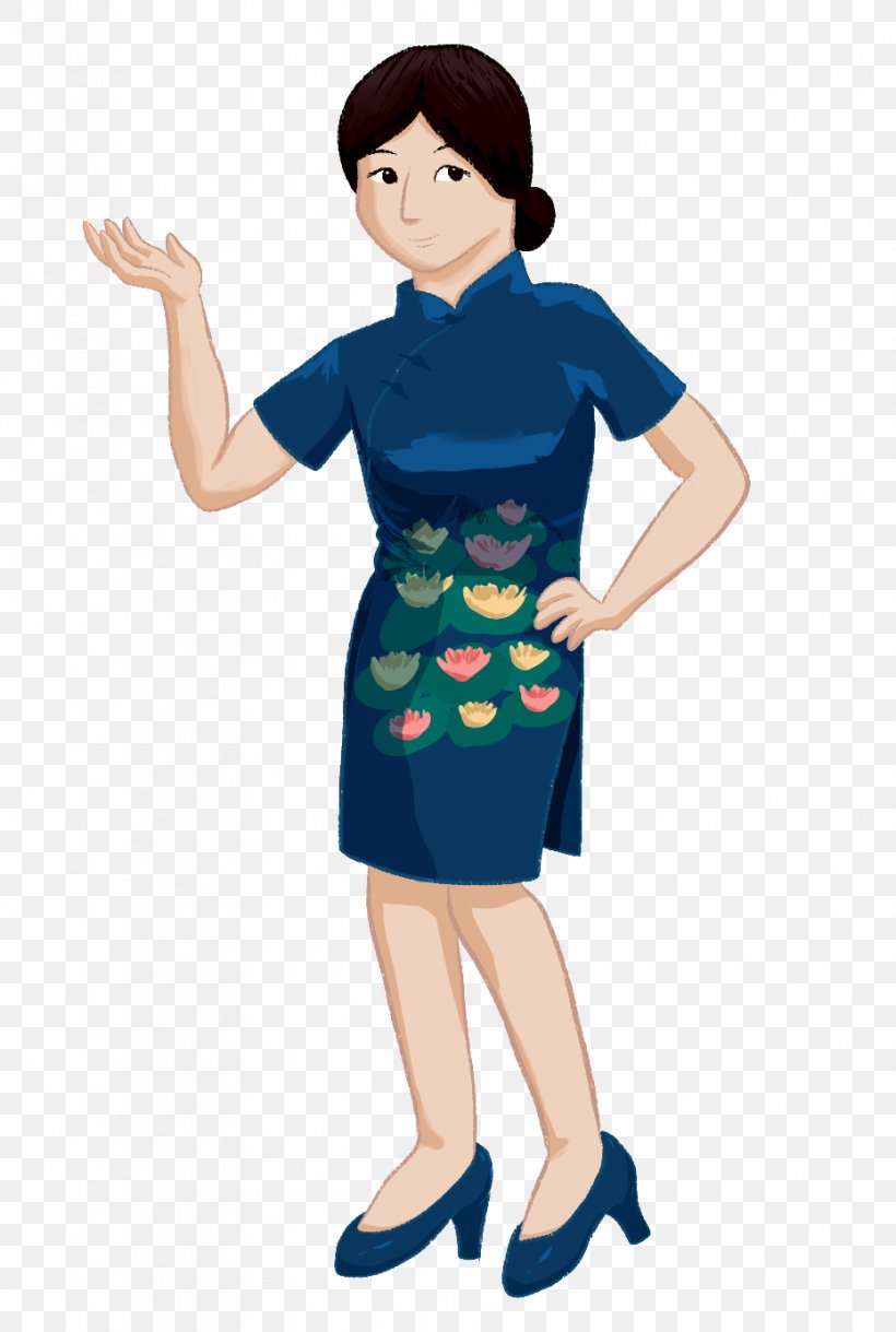 Dress Clothing Drawing Cheongsam Fashion Design, PNG, 930x1383px, Watercolor, Cartoon, Flower, Frame, Heart Download Free